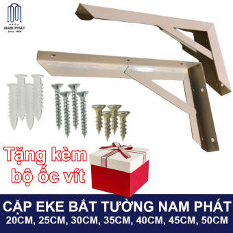 Cặp Eke bắt tường, Kệ, Ke Góc Vuông chữ L 35cm