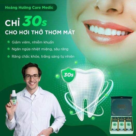 Nước Súc Miệng Hoàng Hường Hết Hôi Miệng Trắng Răng