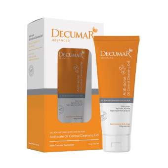 Gel rửa mặt Decumar Advanced Cleanser sạch nhờn ngừa mụn [Tuýp 100g] - DECUMAR CLEANSING GEL