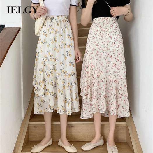 Sét Váy Hoa Nhí Gồm Áo 2 Dây Bánh Bèo Hoa Nhí + Chân Váy Kaki Có Lót Trong  Màu Xanh Hottrend Phong Cách Hàn Quốc - Váy Fashion