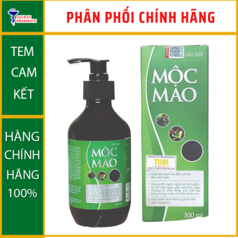 Dầu gội Mộc Mao 300ml hỗ trợ làm sạch da đầu , giảm gàu - Gia Hân Pharmacy