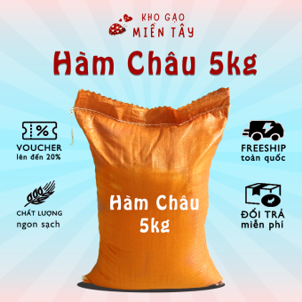 Gạo Hàm Châu 5kg Tài Nguyên, Gạo Nở Xốp Mềm Hạt Rời - Kho Gạo Miền Tây