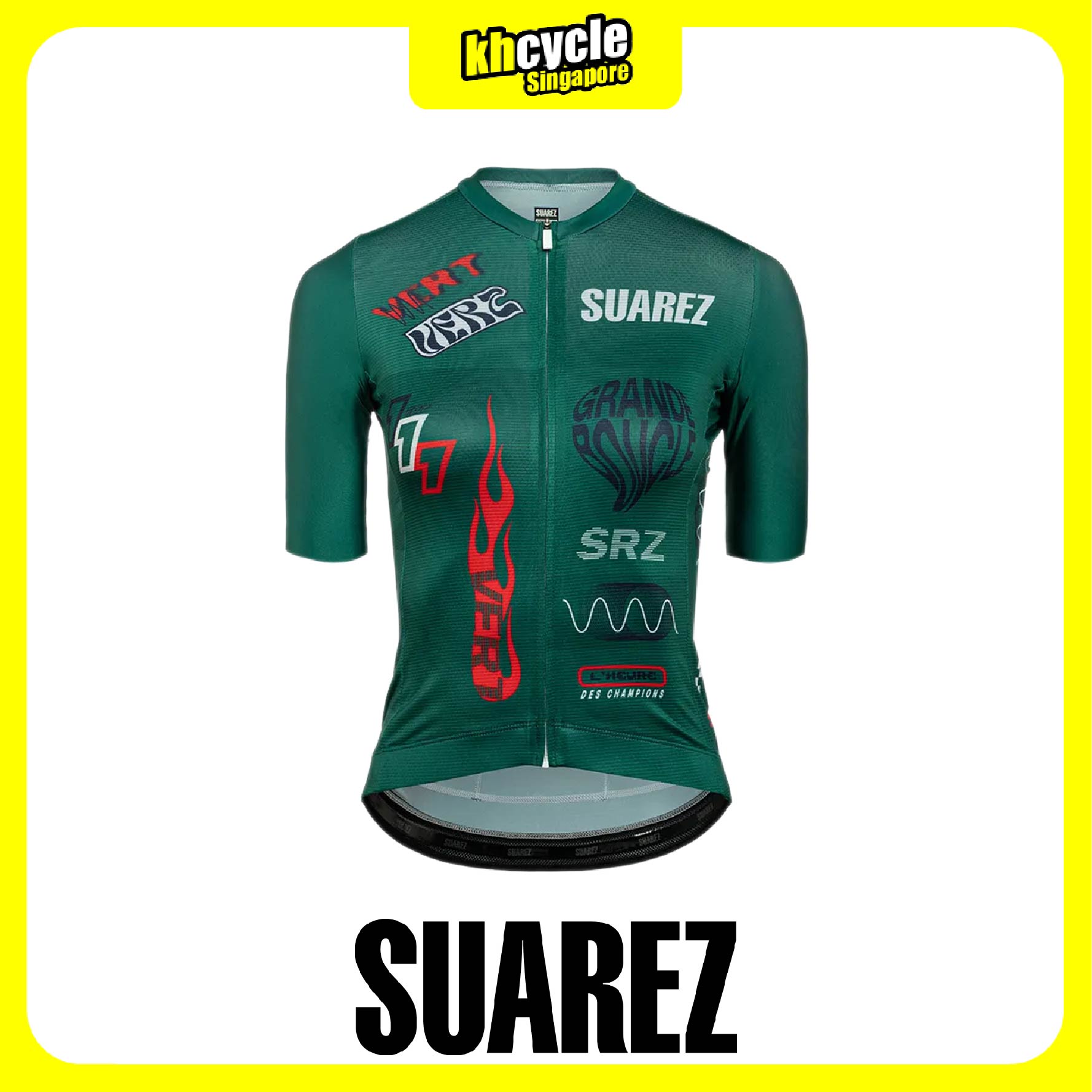 Khcycle Singapore Look Pro Team Jersey LOOK Jersey S/SL Pro Team White/red