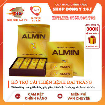 ✅ Viên Sủi Đại Tràng Almin Tuýp 20 Viên 👍[Freeship] ❤️ - Giảm Triệu Chứng Do Viêm Đại Tràng