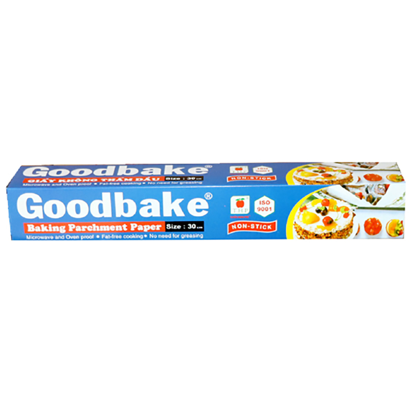 Giấy nến lót nướng bánh, giấy dầu lót nướng bánh Goodbake 5m x 30cm