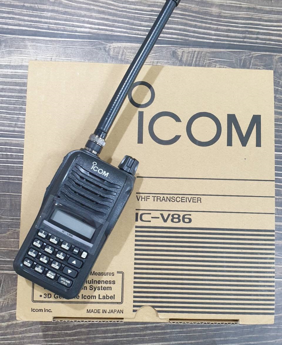 วิทยุสื่อสาร ICOM รุ่น IC-V86 สำหรับตำรวจ ทหาร และหน่วยงานราชการ ย่าน 136.0000 - 174.0000 เครื่องแท้ประกัน 1 ปี ราคา 5,090 บาท*ส่งฟรี
