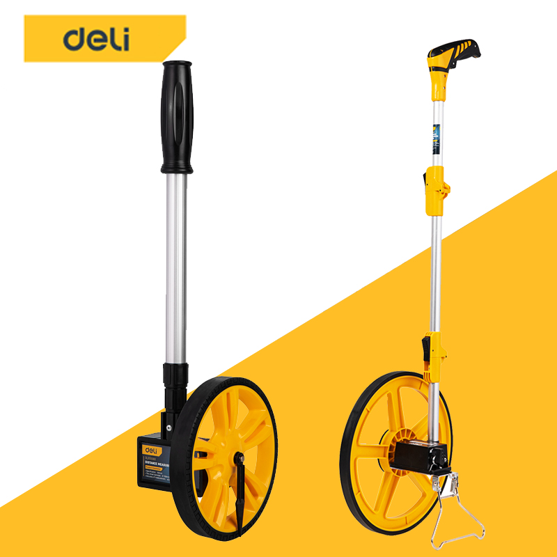 Deli ล้อวัดระยะทาง 0-9999 เมตร ล้อวัดระยะ พับได้ขนาดใหญ่ เครื่องวัดระยะ วัดระยะ เครื่องมือวัดระยะ ราคา 599 บาท*ส่งฟรี
