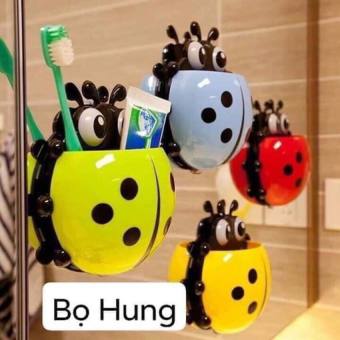 Hộp Để Bàn Chải Và Kem Đánh Răng Cốc Đựng Bàn Chải Con Bọ Để Kem Bàn Chải Đánh Răng