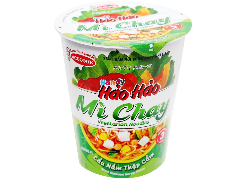 Mì Chay Handy Hảo Hảo Lẩu Nấm Thập Cẩm Ly 66g