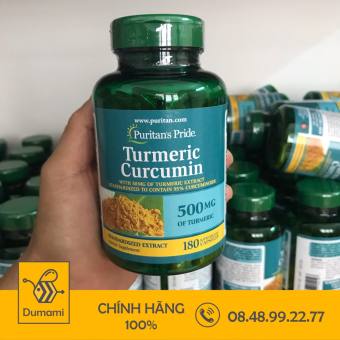 Tinh Chất Nghệ Vàng Puritan's Pride Turmeric Curcumin 500mg 180 viên của Mỹ