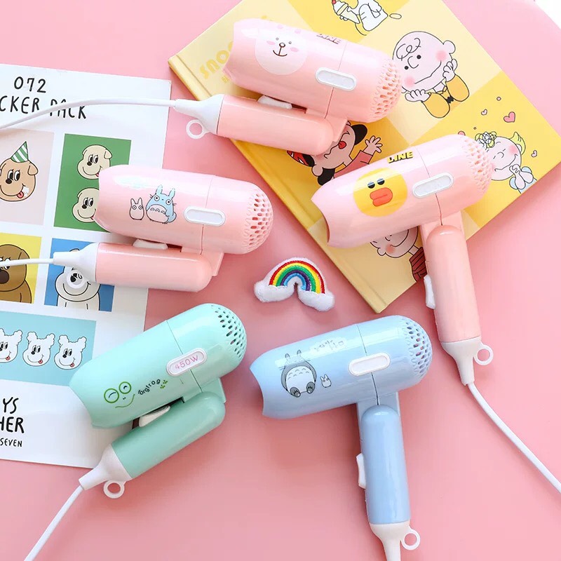 Máy sấy tóc đa năng gấp gọn, máy sấy tóc mini hình thú siêu tiện lợi