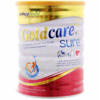 Sữa bột Goldcare Sure Dinh dưỡng đầy đủ và cân đối lon 900g (từ 30 tuổi trở lên)