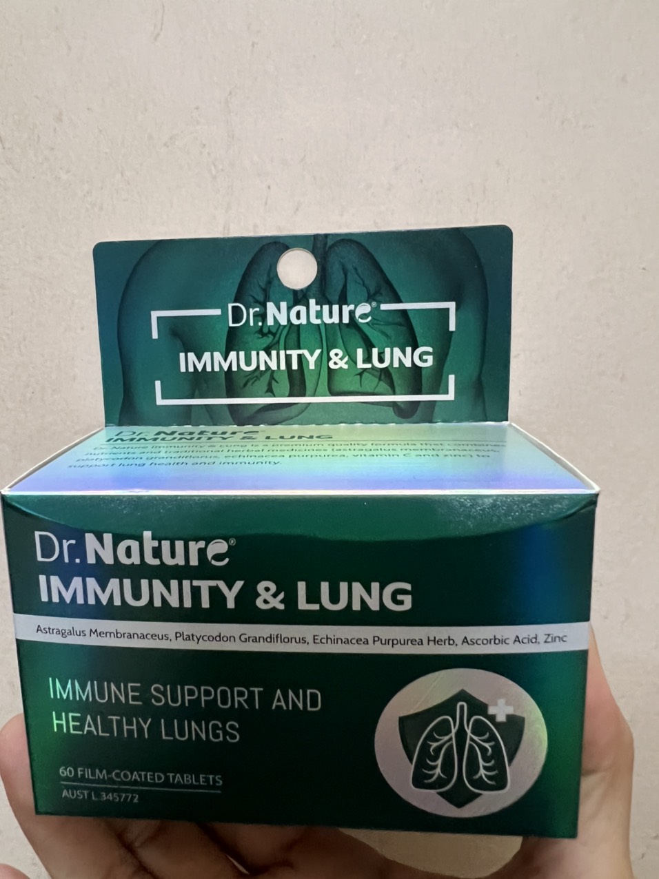 Cam kết hàng Úc có Sỉ Bổ phổi Dr.Nature Immunity & Lung nội địa Úc