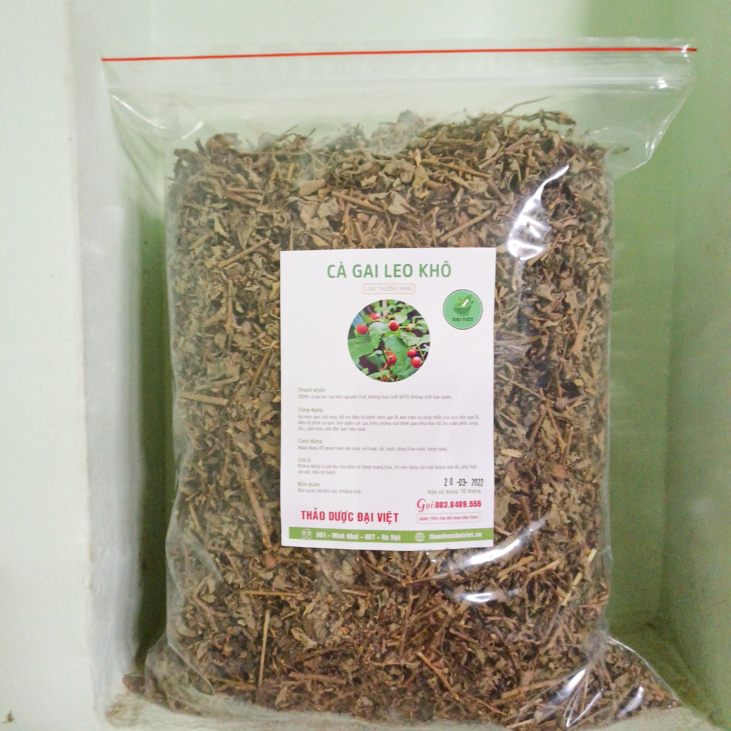 Cây cà gai leo khô - dl025