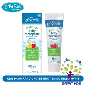 Kem đánh răng cho trẻ Organic Dr Brown's