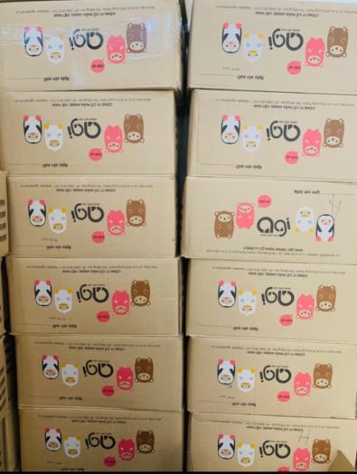 GIAO MÀU NGẪU NHIÊN KHÔNG MÙI) Khăn ướt Agi Hàn Quốc 100 tờ (Không mùi