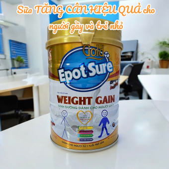 Sữa tăng cân cho người gầy, ốm Epot sure Weight Gain 900g