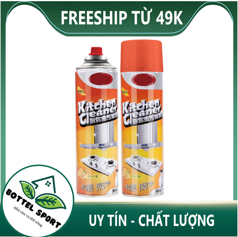 Chai xịt tẩy bếp đa năng kitchen cleaner 500ml, chai xịt tẩy rửa nhà bếp đa năng