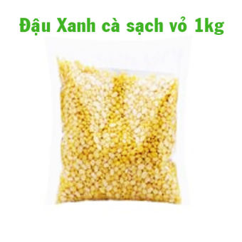 Đậu xanh cà sạch vỏ 1kg