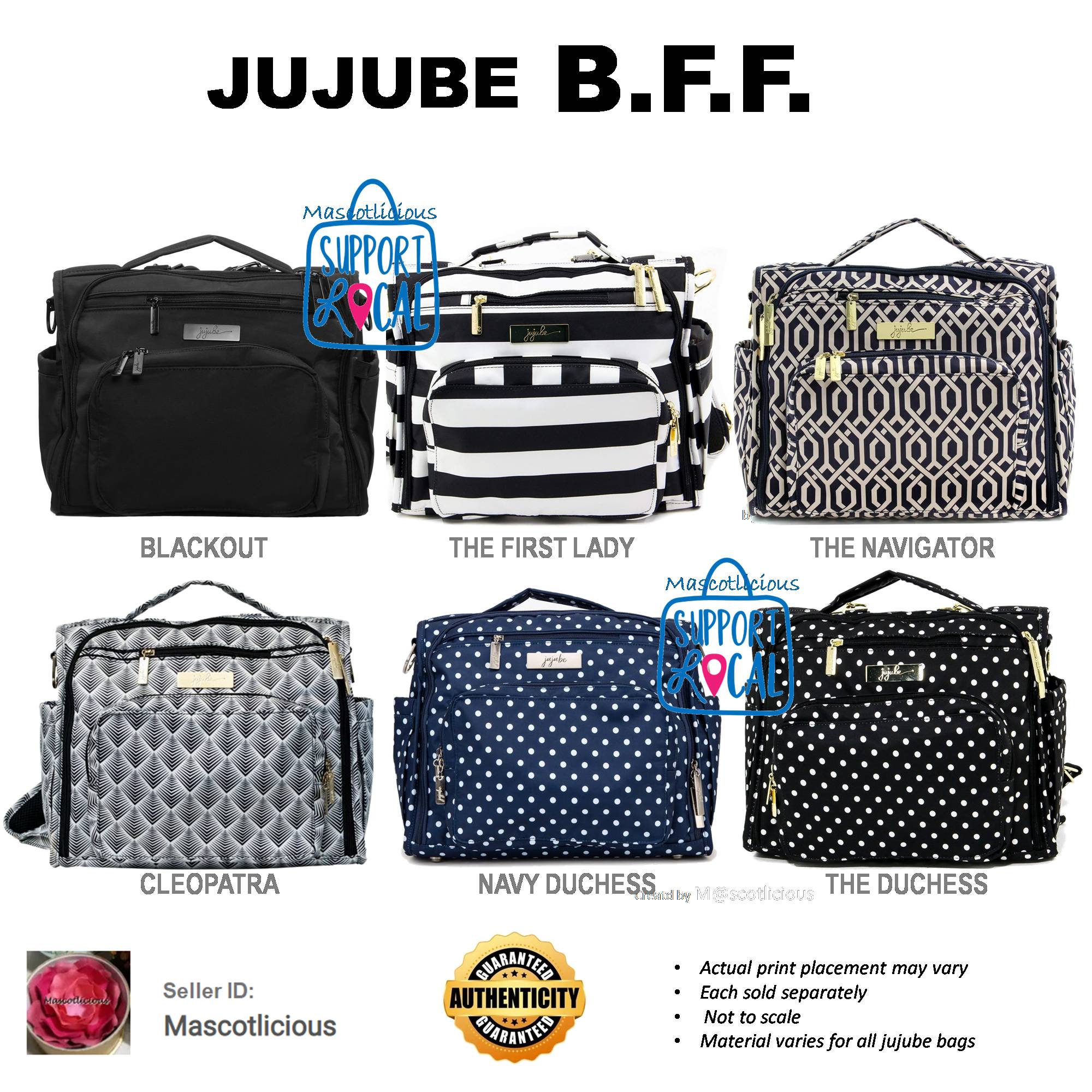 Jujube Hobobe Jujube Striped Diaper Bag Jujube Legacy Diaper Bag