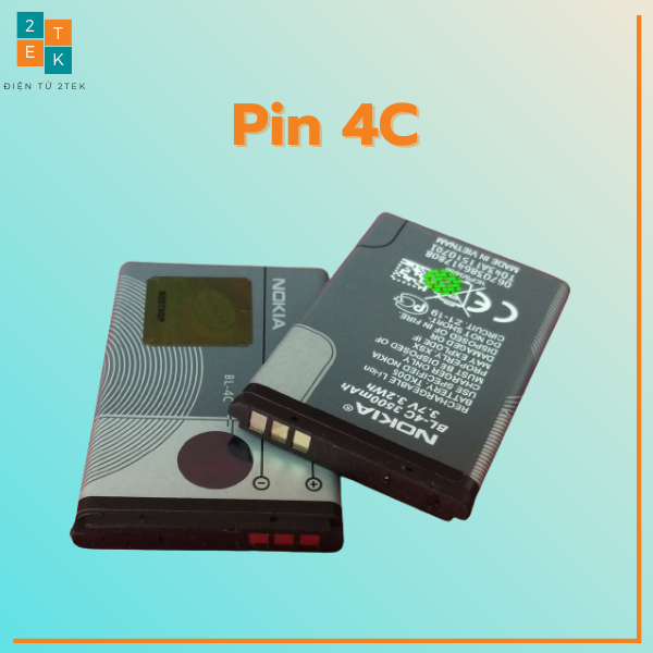 Pin cho điện thoại Nokia BL - 4C loại 2iC chống phù
