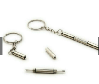 Tua vít mini 2 đầu kiêm móc chìa khóa đa năng