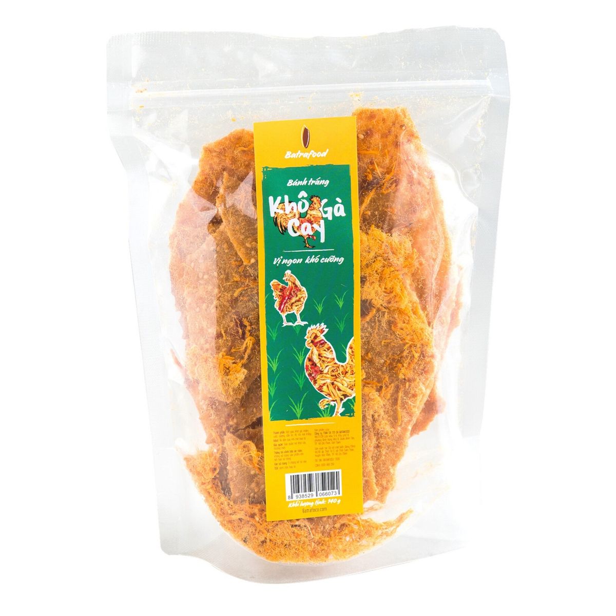 Bánh tráng khô gà cay xì ke đặt biệt thơm cay - bbafood