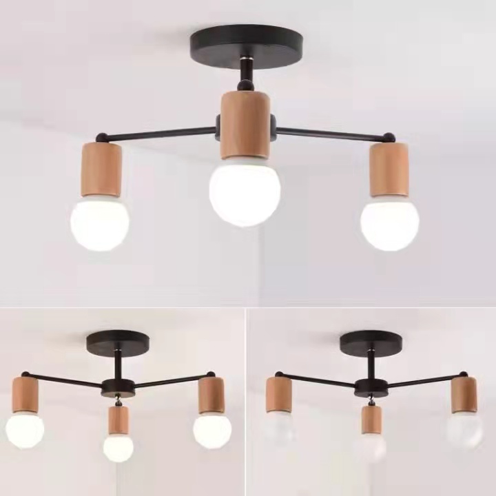 Đèn trần Led Bắc Âu hiện đại nhà bếp phòng ăn phòng khách phòng ngủ đèn chùm đèn trần
