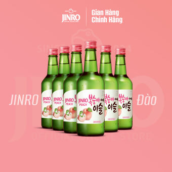Soju Hàn Quốc JINRO VỊ ĐÀO 360ml - Hộp 6 chai