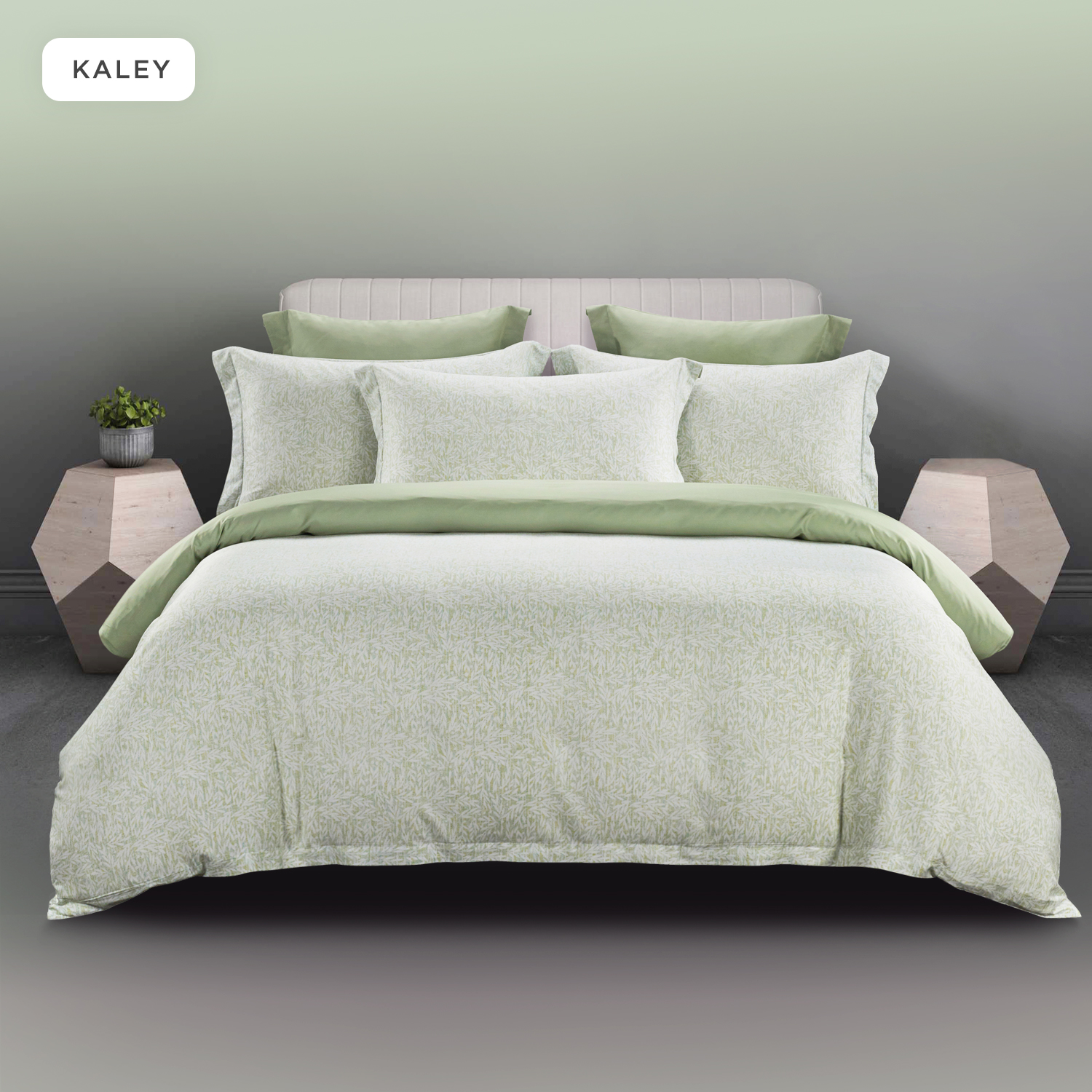 (Quilt Cover Set) Horgen Silky Soft Series 100% Tencel Print Quilt Cover Set · v3