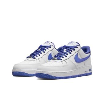 Nike Air Force 1 Low 07 Men's Nike Air Force 1 Low 07 Men's Lightweight Low Sole Sneakers White Blue Sneakers,Nike Air Force 1 Low 07 Lightweight Wear-resistant Low Top Sneakers Men's White Blue,