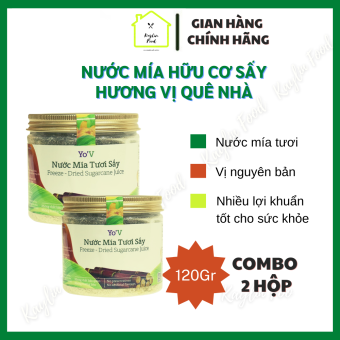 Combo 2 Nước Mía Tươi Sấy YoV Vinamit 120g Nước Mía Thật Hương Vị Thật
