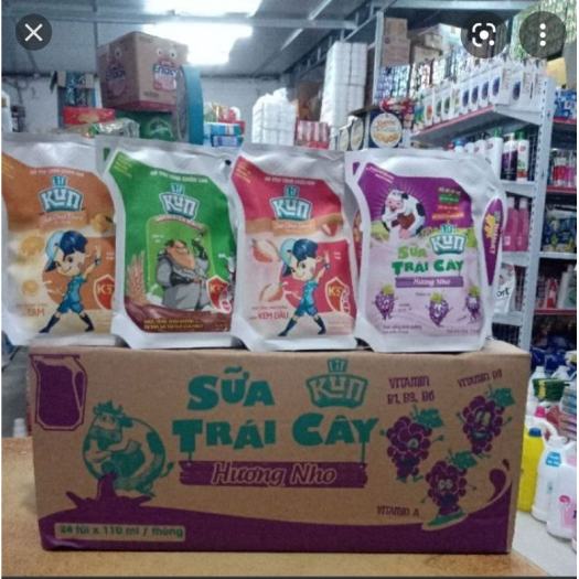 Sữa Kun trái cây đủ vị dạng túi 110ml
