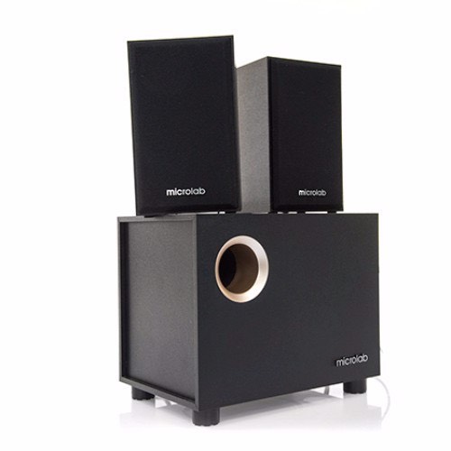 Loa máy vi tính microlab m105 2.1 màu đen công suất 10w âm thanh sống động