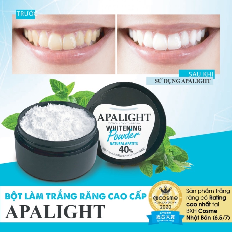 Bột trắng răng Apalight
