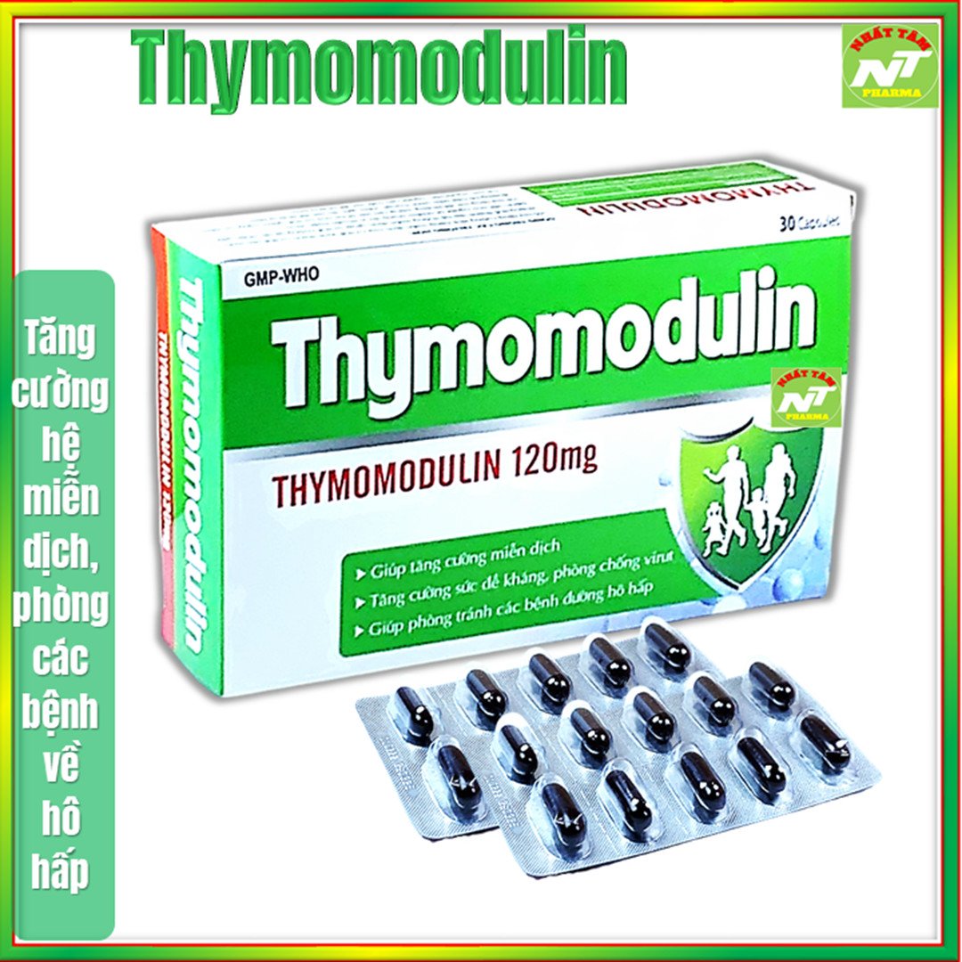 Viên uống Thymomodulin 120mg tăng cường sức đề kháng phòng tránh bệnh đường hô hấp
