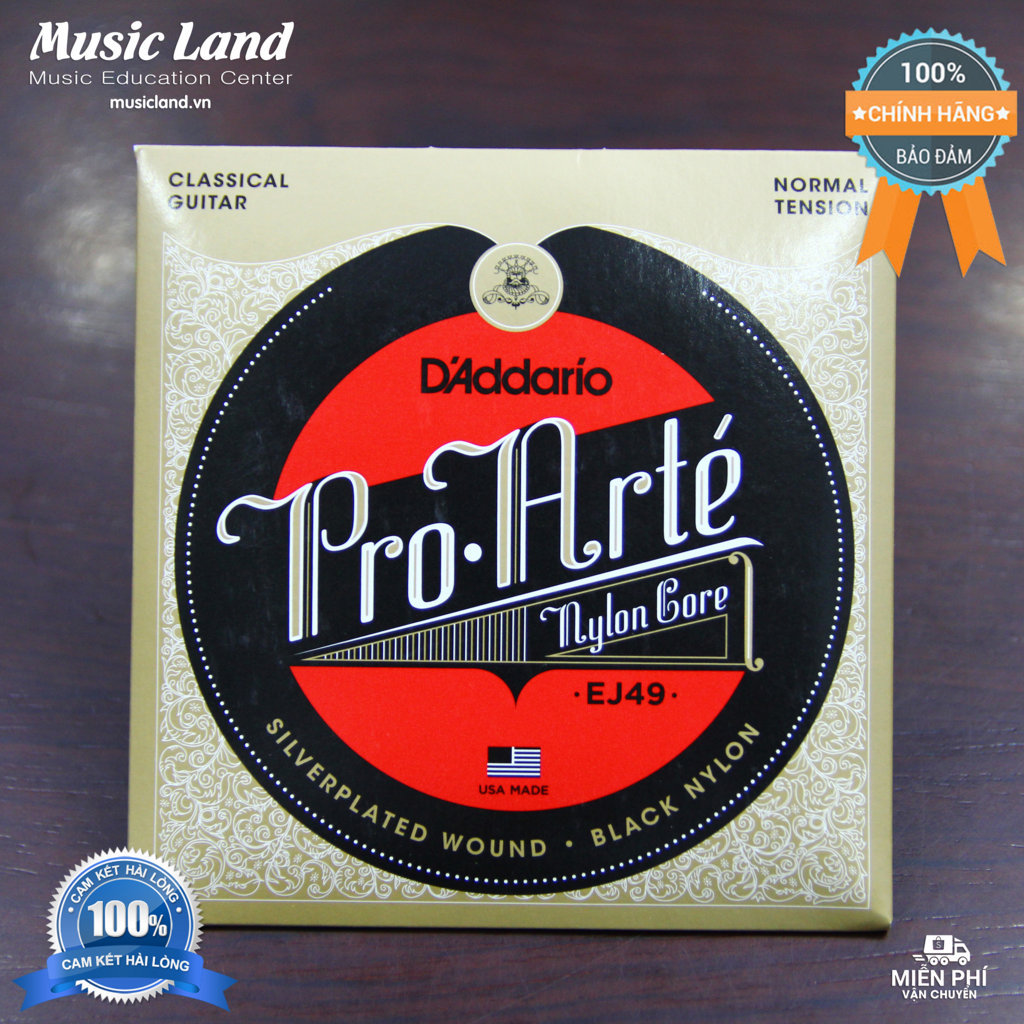Dây đàn guitar classic d'addario ej49 - chính hãng
