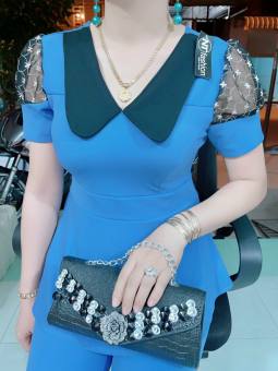 Set bộ nữ mặc nhà thun cát hàn