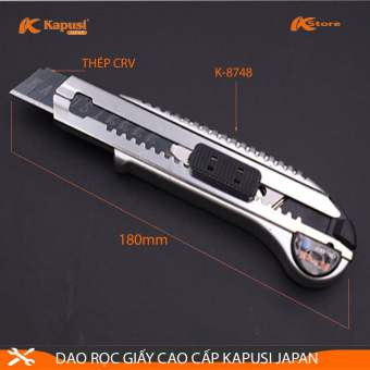 DAO RỌC GIẤY CAO CẤP KAPUSI JAPAN TẶNG KÈM LƯỠI DAO