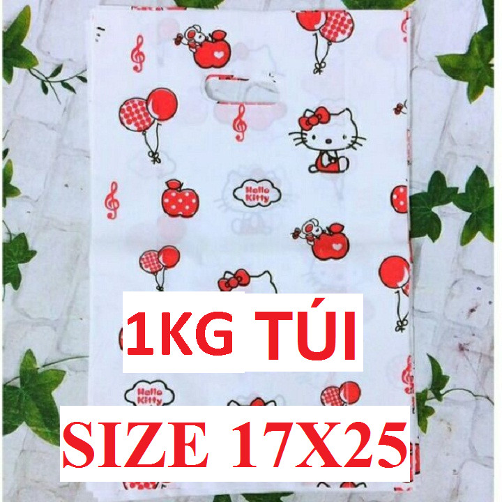 (1KG) Túi Xốp nilong HD In Họa Tiết SIZE 17X25 Đựng Mỹ Phẩm Kem BODY, HỌA TIẾT ĐẸP Ngẫu Nhiên