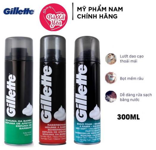 Kem bọt cạo râu Gillette 300ml