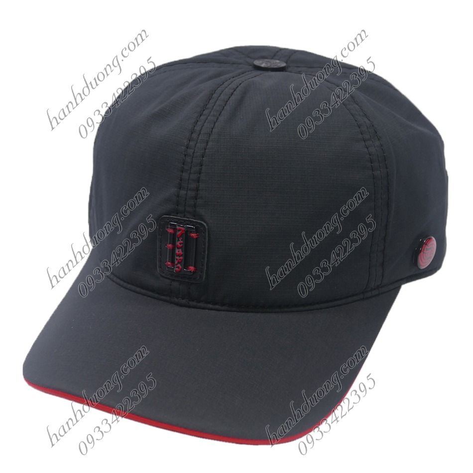 Nón kết trơn vải dù bóng mượt cực đẹp, mũ lưỡi trai đắt nhất vải dù trơn bóng, chống bám bụi, logo độc đáo lạ mắt TB01