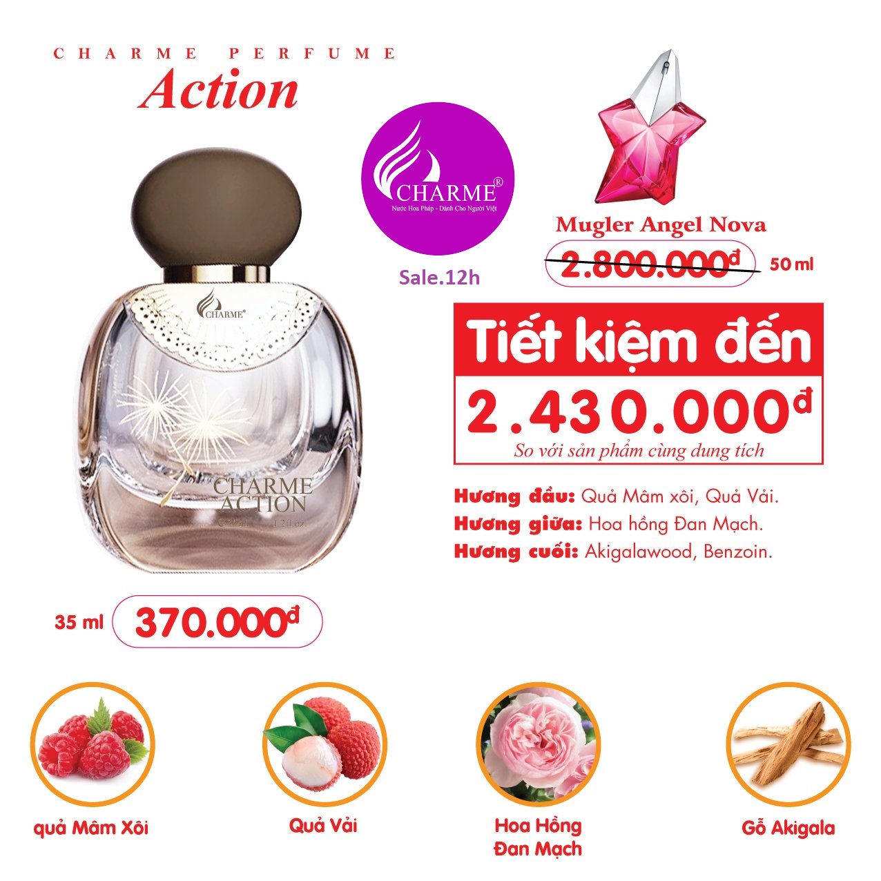 Nước Hoa Charme_Action 35ml