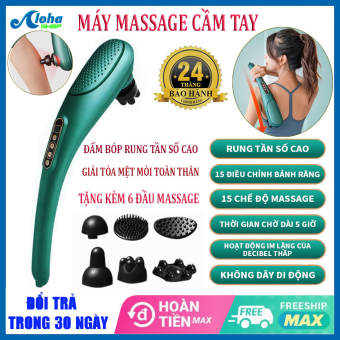 Máy massage đấm lưng cầm tay, Máy đấm lưng không dây sạc pin thiế, Máy đấm lưng không dây sạc pin thiết kế độc lạ, Máy massage đấm lưng đa năng, máy mát xa đấm lưng 6 đầu - Máy massage cầm tay -