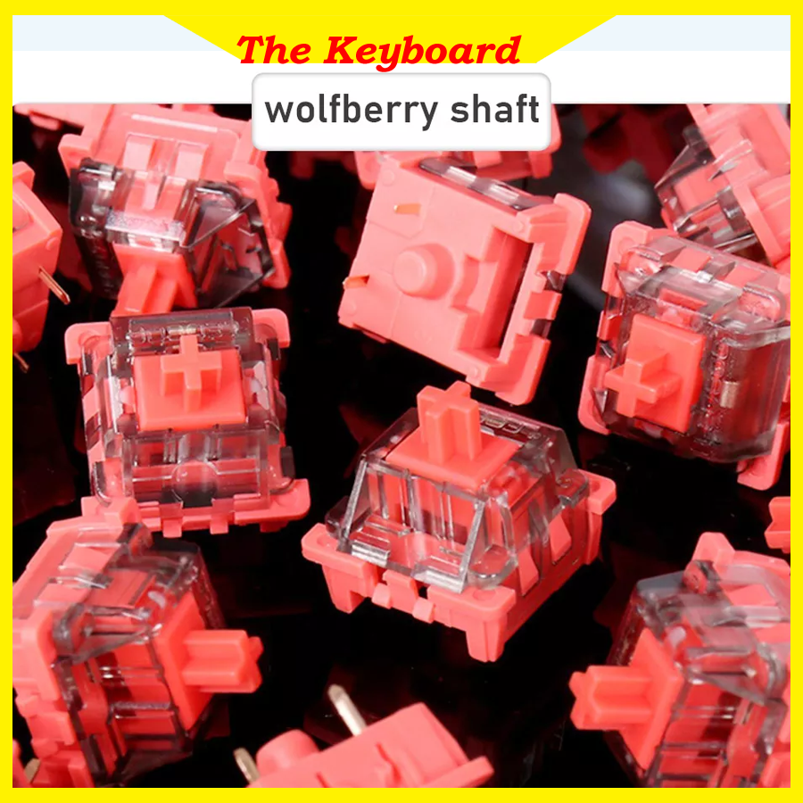 Aula Leobog switch. Công tắc bàn phím cơ Leobog. Ash wood switch| WolfBerry Shaft switch.