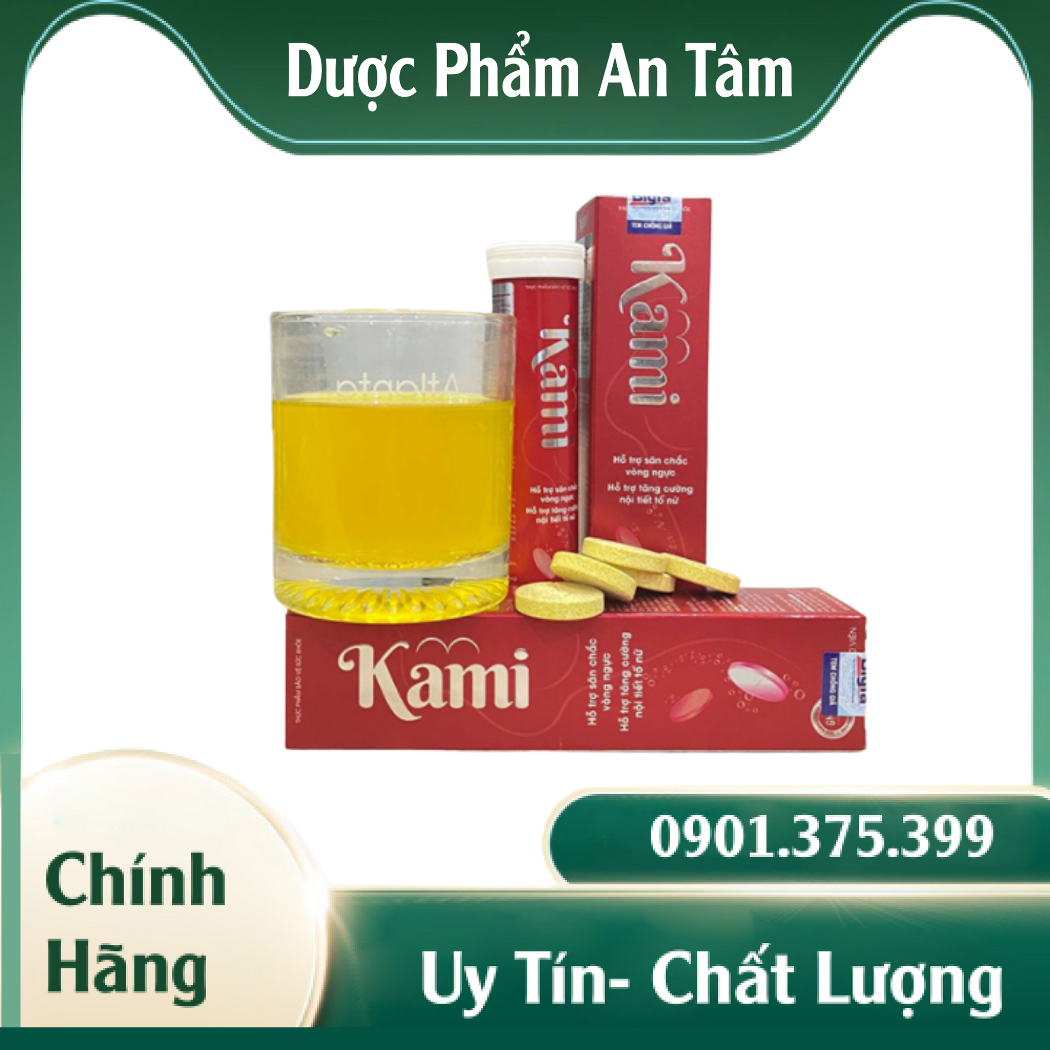 Viên sủi kami - kami nở ngực tăng vòng 1