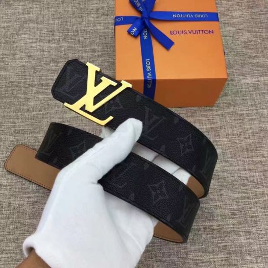 ❐✘  Thắt lưng nam Dây nịt dây da - Họa tiết VL -  mặt khóa VL mặt trắng - vàng cá tính riêng hàng hiệu