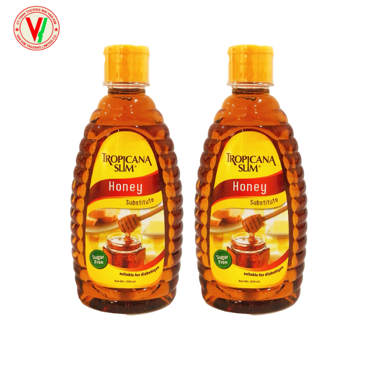 Combo 2 chai mật ong ăn kiêng không đường Tropicana Slim Honey 350ml - Sản phẩm phù hợp với người có nhu cầu ăn kiêng . người đái tháo đường, hay tăng cường sức khỏe và sức đề kháng