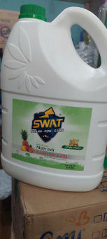 Nước rửa chén Swat hương chanh dây & dứa can 3.6kg  - đánh bật dầu mỡ