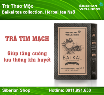 Trà thảo mộc Baikal tea collection. Herbal tea No8